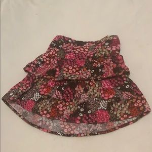 Old Navy corduroy floral skirt